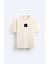 Bisiklet Yaka Syzygy Yazılı Oversize Ekru Erkek T-Shirt 2