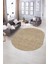 Dijital Kaymaz Yıkanabilir Jüt-Hasır Desen Oval Yolluk Mutfak Salon Halısı, N-O-Jüt-07-Kahve, 4