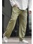 Haki Erkek Rahat Kesim Keten Pantolon 6539 3