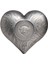 Heart Shape 2018 1 Ons 31.10 Gram Gümüş Sikke Coin (999) 2