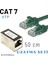 50 cm Cat7 Utp Kablo Uzatma Seti, Ethernet Kablo ve Ekleyici 1