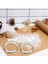 6 Adet Pişirme Yuvarlak Kek Halkası Kalıbı, Paslanmaz Çelik Muffin Tart Yüzükleri, Metal Çift Haddelenmiş Crumpet Dairesel Pasta (Yurt Dışından) 3