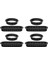 Adet Yuvarlak ve Oval Tart Yüzükler Isıya Dayanıklı Delikli Kek Mus Halkası Yapışmaz Bakeware Mini Kek Kalıbı Kek Halkaları (Yurt Dışından) 2