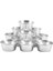 12 Parça Bireysel Puding Bardak Mini Çikolata Erimiş Tavalar Yapışmaz Cupcake Kek Kurabiye Puding Kalıbı (Yurt Dışından) 1