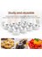 12 Parça Bireysel Puding Bardak Mini Çikolata Erimiş Tavalar Yapışmaz Cupcake Kek Kurabiye Puding Kalıbı (Yurt Dışından) 3