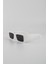 Beyaz UV400 Filtre Kadın Güneş Gözlüğü 615349 1