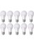9 W LED Ampul E 27 Beyaz 10 Adet 1