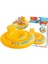 Intex Bebek Flatörü Sarı Şişme Bebek Simidi Ayak Delikli Koltuk 70 cm 11 kg Wet Set Collection 56585 4