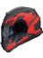 Stars Çene Açılır Kask Siyah Vizörlü Kırmızı 2