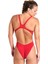 Team Swimsuit Swim Tech Solid Kadın Kırmızı Yüzücü Mayosu 004763450 2