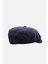 Erkek İngiliz Groovy Şapka Premium Keten Lacivert Kasket 3