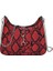 Sınır Ötesi Doku Zincir Çanta 2024 Bahar Yeni Kadın Çantası Kişiselleştirilmiş Yılan Deseni Omuz Çantası Retro Kontrast Crossbody Çanta Moda (Yurt Dışından) 1