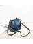 Denim Crossbody Tek Omuz Askılı Kadın Çantası Üç Katmanlı Cep Çok Bölmeli Anne Çantası (Yurt Dışından) 1