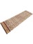 El Dokuma Eskitme Yolluk 80X260 Krem Kahve Vıntage Halı 3