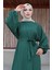 Oversize Balon Kol Elbise-Lara Kumaş 1