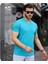 Mens Style Pamuklu V Yaka Tişört 1