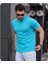 Mens Style Pamuklu V Yaka Tişört 2