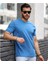 Mens Style Pamuklu V Yaka Tişört 1