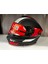 Kask mt Genesis Sv Cave A5 Çene Açılır Mat Siyah/kırmızı 1
