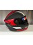 Kask mt Genesis Sv Cave A5 Çene Açılır Mat Siyah/kırmızı 4