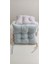 Kare Mavi Sandalye Minderi 40 x 40 cm | Bahçe Balkon Minderi | Minder | 1 Adet 3