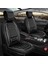 Alfa Romeo Stelvio Uyumlu Lüx Deri Oto Koltuk Kılıfı Ön Arka Takım Siyah Beyaz Sc 1