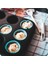 Teflon 12'li Cupcake-Mini Cheesecake ve Muffin Için Yanmaz Tepsi - Kek, Kurabiye, Turta ve Çörek Ka 5
