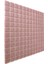 Yaşam Alanlarının Tüm Yüzeyleri Için Cam Mozaik. Cam Ölçüsü: 25X25 Mm. File Ölçüsü: 31.5X31.5 Cm. Renk: Açık Pembe (1 Koli=10 File Karo=1 M2 Fiyatıdır) 5