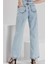Alaska Yüksek Bel Bol Paça Denim Palazzo Kot Pantolon 2