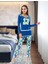 Derya Kurşun Uzun Kol Kadın Pijama Takım 1118 1