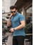 Dayn Gante Erkek Basic Yarım Fermuarlı Slim Fit Düz Polo Yaka Tişört 3