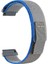 Huawei Watch Fit 2 Uyumlu Trail Loop Cırtlı Bant Kordon Pim Çevirici Aparatlı Akıllı Pimli Gri Mavi 2