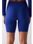 Seamless Ribbed Saks Mavisi Biker Tayt 3