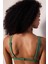 Basic Deep V Yeşil Bikini Üstü 2