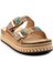 Camel Taşlı Kadın Terlik K04185010387 2