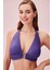 Detaylı Parlak Bikini Üst 1
