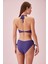 Detaylı Parlak Bikini Üst 4
