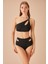 Tek Omuz Aksesuarlı Bralet Bikini Üst 2