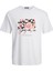 Erkek T-Shirt Beyaz 12255517 Joraruba Aopbrandıng Tee Ss Crew Neck Ln 1