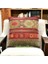 Kilim Desenli Açık Yeşil-Kiremit Kırlent Kılıfı 45 cm *45 cm 1