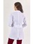 Beyaz Tunik Boy, Uzun Kol, Klasik Yaka, Doktor Önlüğü 1