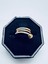 Gold Zirkon Taş Ayarlanabilir Çelik Yüzük 2