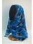 Okyanus Mavi Renk Pamuklu Şal Eşarp 8