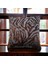 Zebra Desenli Kahverengi Kırlent Kılıfı 45 Cm*45 cm 1
