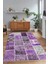 Dijital Baskı Kaymaz Taban Yıkanabilir Patchwork Yolluk Mutfak Salon Halısı, N-Patchwork-04-Mor, 3