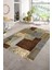 Dijital Baskı Kaymaz Taban Yıkanabilir Patchwork Yolluk Mutfak Salon Halısı, N-Patchwork-15-Kahve, 1