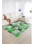 Dijital Baskı Kaymaz Taban Yıkanabilir Patchwork Yolluk Mutfak Salon Halısı, N-Patchwork-03-Yeşil, 5