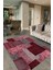 Dijital Baskı Kaymaz Taban Yıkanabilir Patchwork Yolluk Mutfak Salon Halısı, N-Patchwork-15-Kırmızı, 2