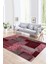 Dijital Baskı Kaymaz Taban Yıkanabilir Patchwork Yolluk Mutfak Salon Halısı, N-Patchwork-15-Kırmızı, 4
