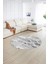 Dijital Kaymaz Yıkanabilir Patchwork Yuvarlak Balkon Mutfak Salon Halısı, N-Y-Patchwork-02-Gri, 5
